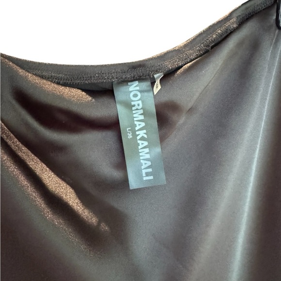 NWOT Norma Kamali Sleek Black Maxi Skirt - Picture 2 of 5